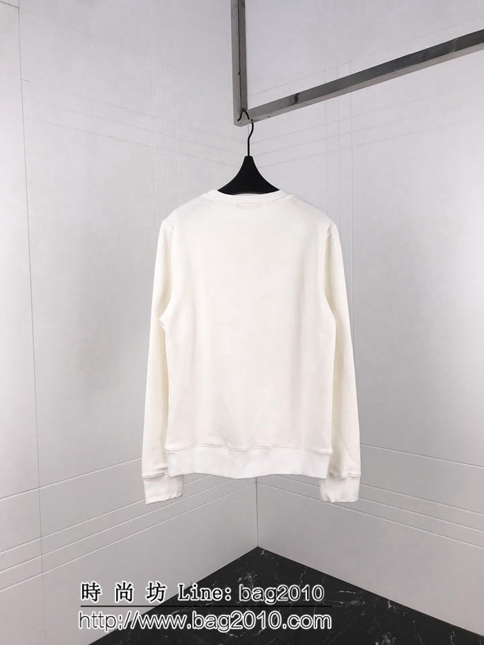 LV路易威登 18ss 國家公園主題 印花絨布 原版加絨 白色男款衛衣 ydi1818
